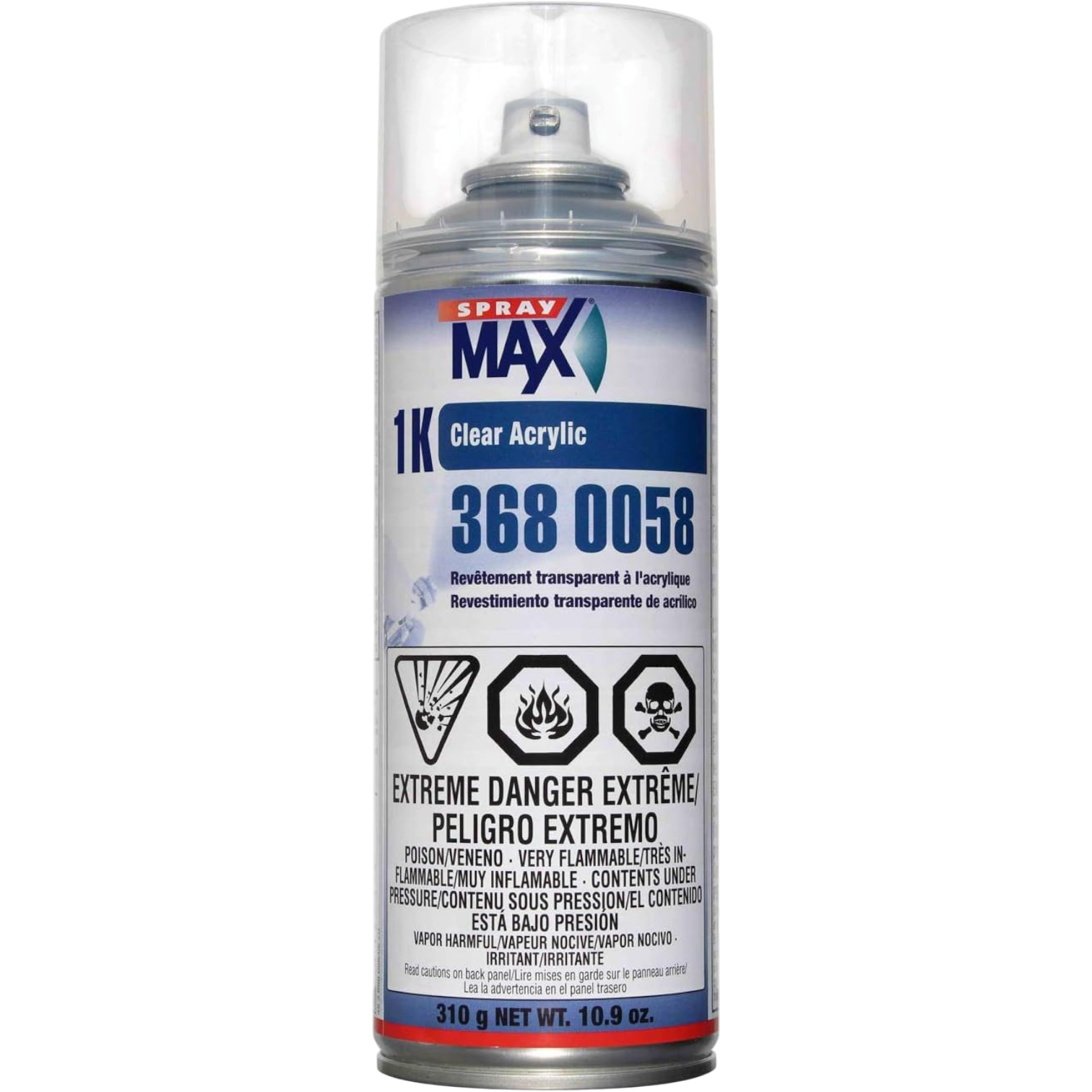 1k Clear Acrylic 1K Acrylic Clearcoat aerosol | Each - Image 1