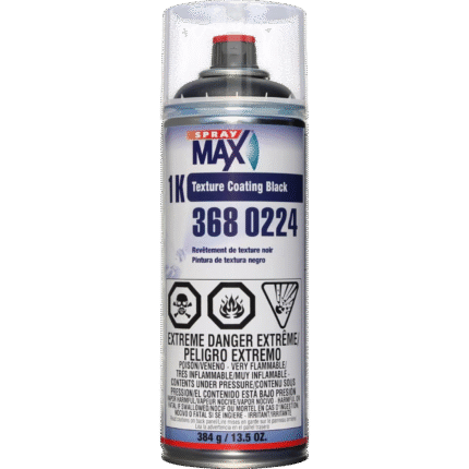 1K Black Texture Coating aerosol | Each